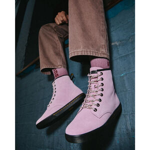 Doc Martens Sheridan Womens Suede Boots Pink Women’s Size 6 Chelsea Short